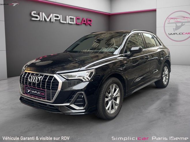 Audi Q3 35 TFSI 150 ch S tronic 7 S line Noir de 2021