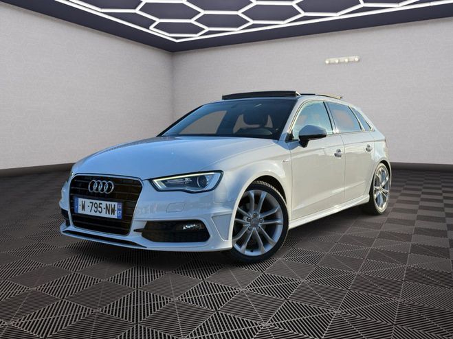 Cliquer pour voir la photo suivante Audi A3 Sportback 2.0 TDi 150 S-LINE INT/EXT S-T Blanc de 2014