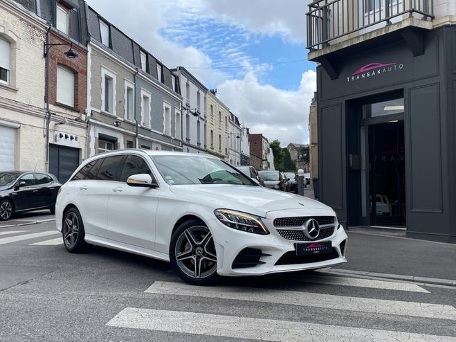Cliquer pour voir la photo suivante Mercedes Classe C BREAK 200 d 9G-Tronic AMG Line / ENTRETI Blanc de 2018
