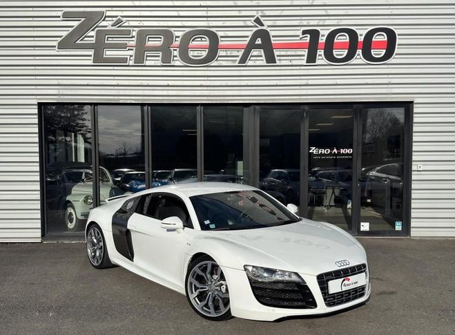 Cliquer pour voir la photo suivante Audi R8 V10 5.2 FSI 525CH R-TRONIC PACK CARBON Blanc de 2010