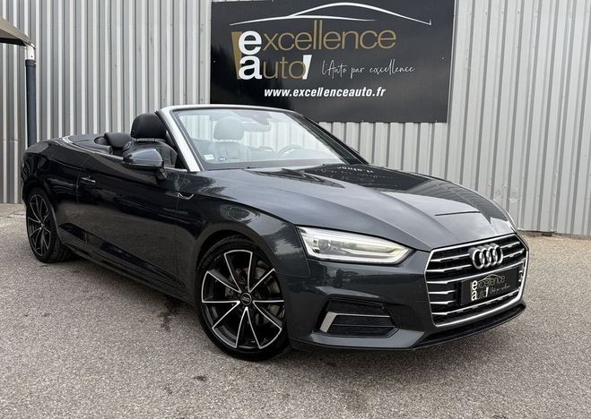 Audi A5 CABRIOLET 2.0 TFSI 190CH DESIGN S TRONIC Gris de 2017