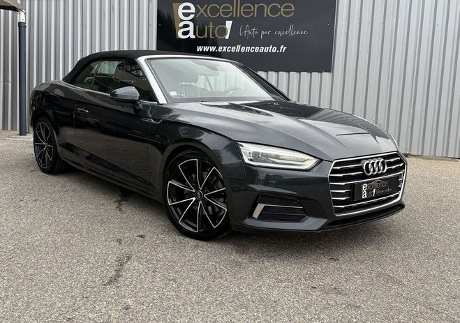 Audi A5 CABRIOLET 2.0 TFSI 190CH DESIGN S TRONIC Gris de 2017