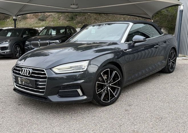 Audi A5 CABRIOLET 2.0 TFSI 190CH DESIGN S TRONIC Gris de 2017