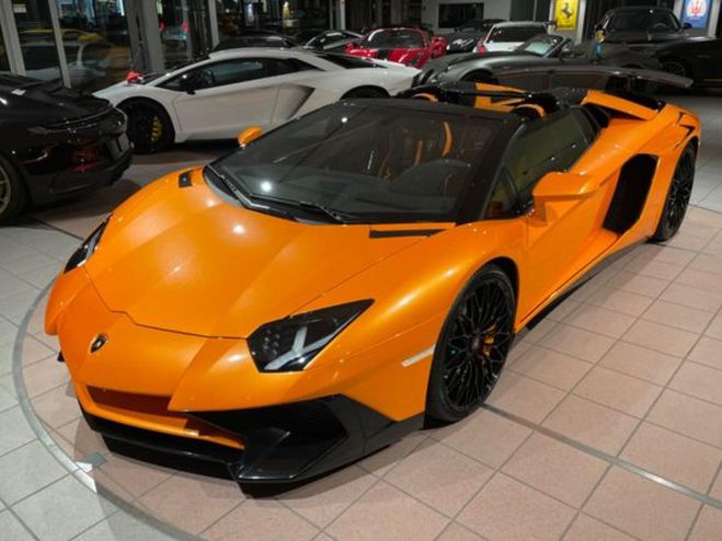 Lamborghini Aventador SV Roadster 6.5i V12 - LP 750-4 - AD PER ORANGE de 2017