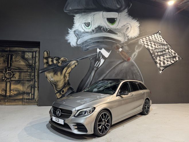Mercedes Classe C Break (4) 220 d AMG Line Toit ouvrant /  Gris Clair de 2020