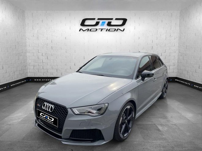 Audi RS3 SPORTBACK IMMAT FR - 2.5 TFSI 367 Quattr Nardo Gray de 2015