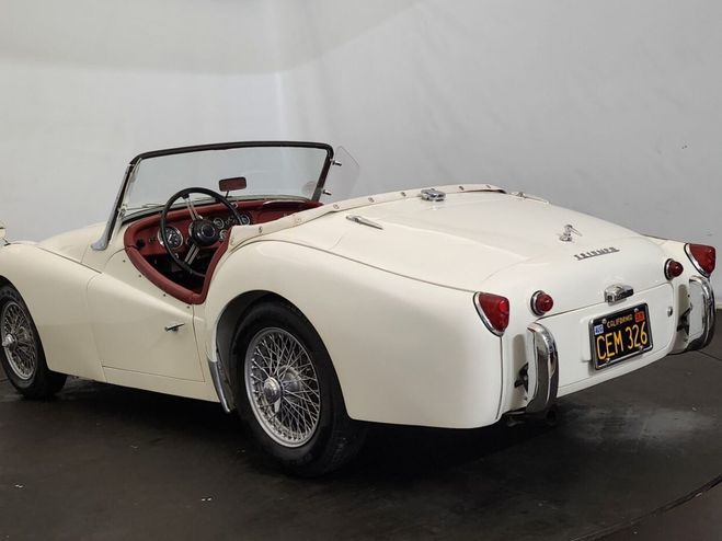 Triumph TR3 B Blanc de 1963
