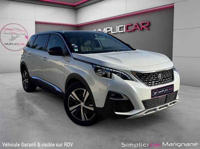 Peugeot 5008 1.2 PureTech 130ch SS BVM6 GT Line 7 pla Blanc de 2018