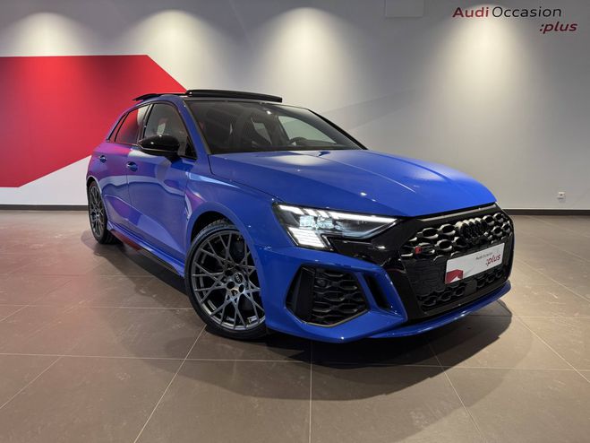 Audi RS3 SPORTBACK 2.5 TFSI 407 S tronic 7 Quattr Bleu de 2022