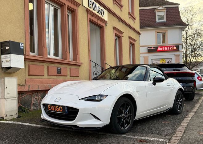 Cliquer pour voir la photo suivante Mazda MX5 5 mx5 roadster 1.5 skyactiv-g 130 dynami Blanc de 2017