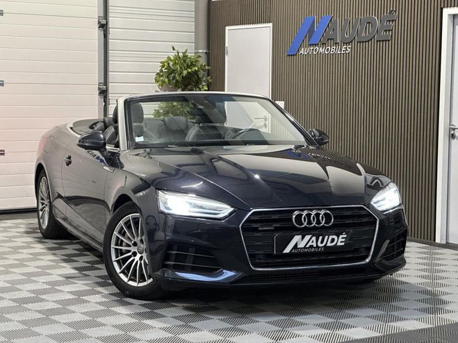Audi A5 Cabriolet 2.0 TFSI 252 ch Quattro Stroni Moonlight Blue Metallic de 2017