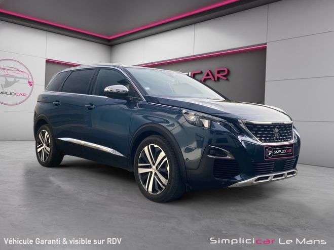 Peugeot 5008 2.0 BlueHDi 180ch SS EAT6 GT Garantie 12 Bleu de 2017