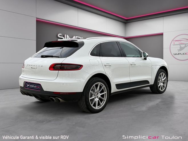 Porsche Macan S 3.0 V6 258cv Bo�te PDK - Suivi Entreti Blanc de 2016