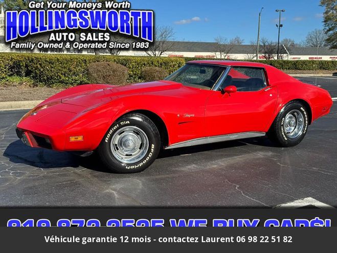 Cliquer pour voir la photo suivante Chevrolet Corvette C3 stingray l48 1975 tout compris Rouge de 1975