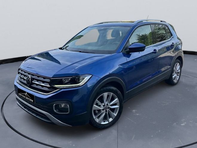 Volkswagen T Cross 1.0 TSI 110ch CARAT DSG7 Bleu de 2021