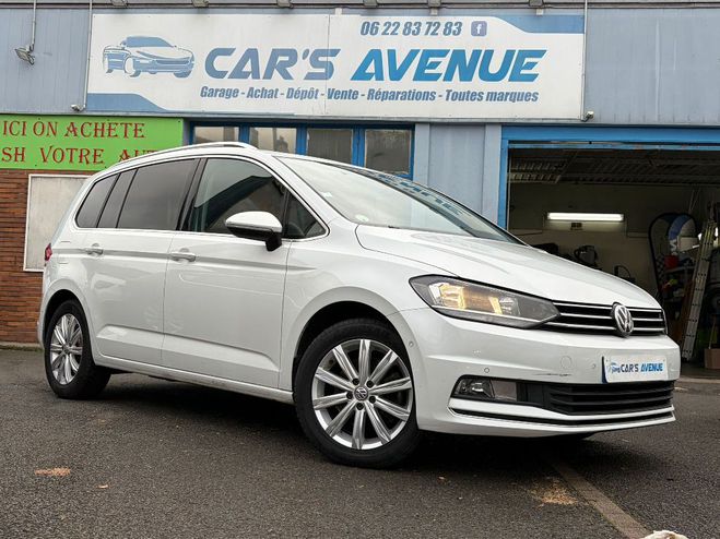 Volkswagen Touran  2.0 TDI 190 BMT DSG6 5pl Carat BLANC de 2017
