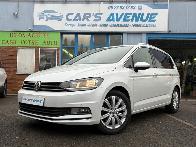 Volkswagen Touran  2.0 TDI 190 BMT DSG6 5pl Carat BLANC de 2017