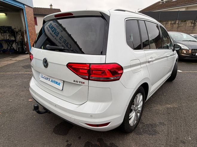 Volkswagen Touran  2.0 TDI 190 BMT DSG6 5pl Carat BLANC de 2017
