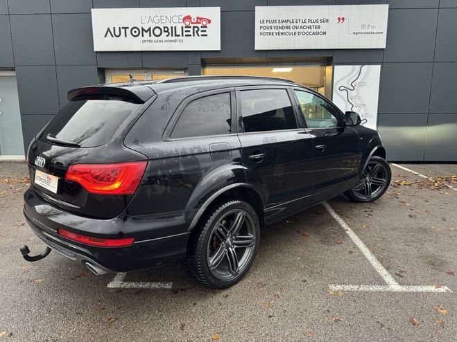 Audi Q7 3.0L V6 TDI 245cv S-LINE Tiptronic 7 pla Noir de 2012
