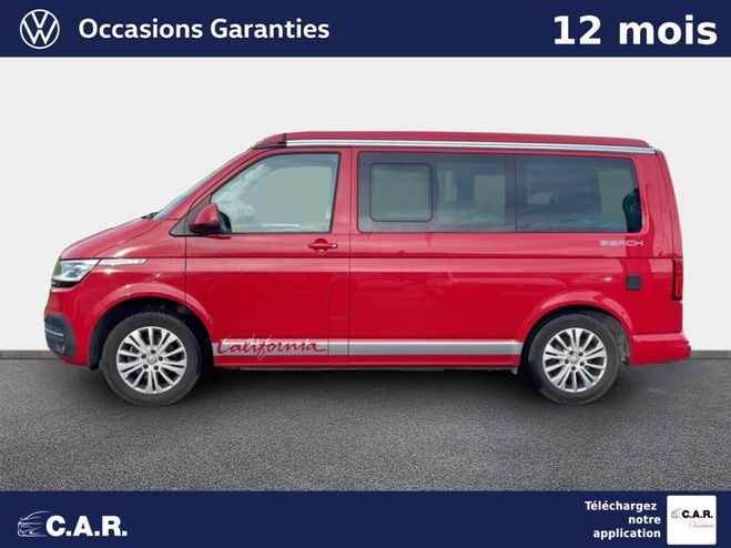 Volkswagen California 6.1 2.0 TDI 150 DSG7 Beach Camper Rouge de 2020