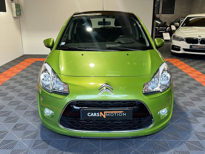 Citroen C3 1.4 VTi 73ch s�rie Open Way - Historique VERT de 2011