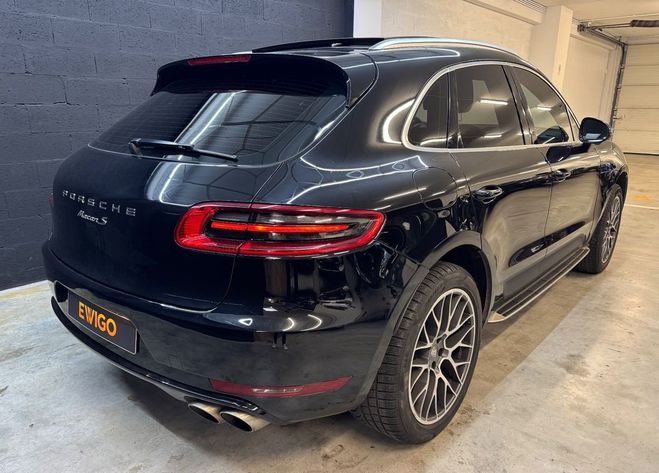 Porsche Macan s 3.0 340 pdk toit ouvrant carplay bose Noir de 2017