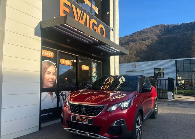 Peugeot 3008 1.2 130ch gt line + camera de recul mote Rouge de 2017