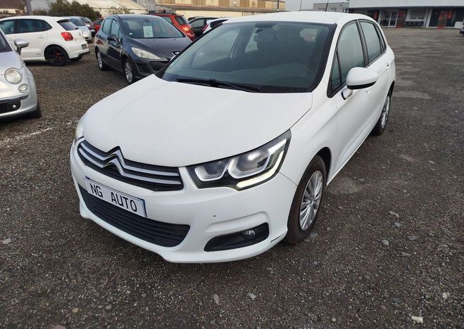 Citroen C4 1.6 bluehdi 100 cv live Blanc de 2015
