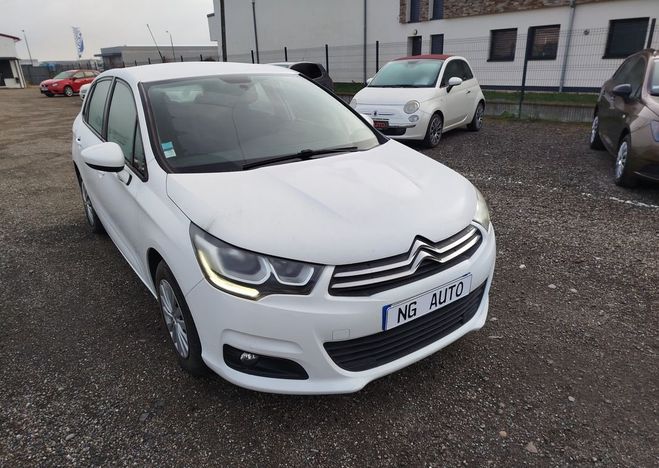 Citroen C4 1.6 bluehdi 100 cv live Blanc de 2015