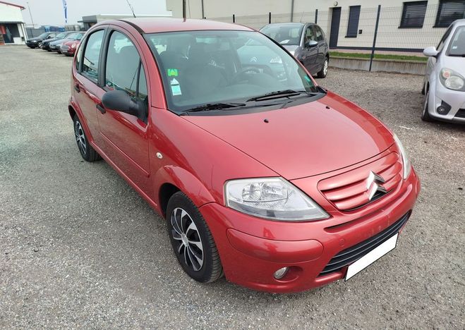 Citroen C3 Phase 2 1.4 i 75 cv Rouge de 2009