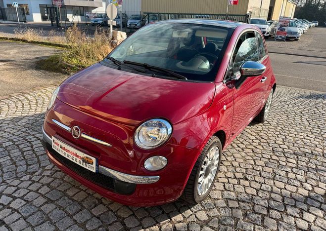 Fiat 500 III 1.2 MPi 69 cv-162400 km-2008- Clim Rouge de 2008