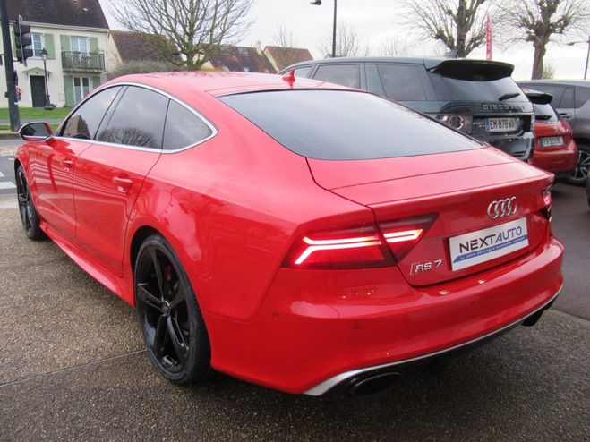 Audi RS7 SPORTBACK 4.0 V8 TFSI 560CH QUATTRO TIPT Rouge Misano de 2015