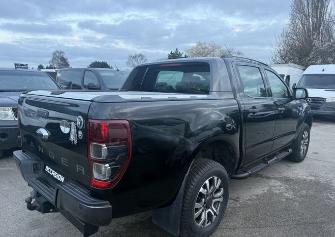 Ford Ranger 3.2 TDCI 200CH DOUBLE CABINE WILDTRAK 4X Noir de 2015