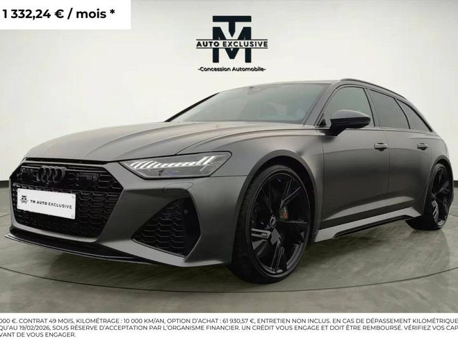 Audi RS6 AVANT V8 4.0 TFSI 600 Tiptronic 8 Quattr Gris de 2021