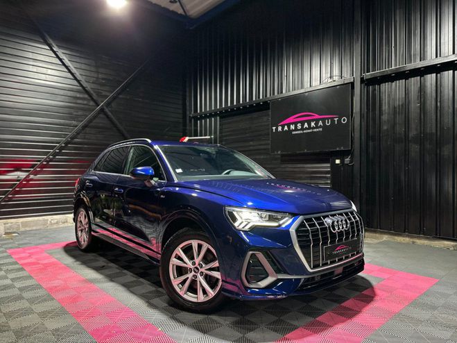 Audi Q3 40 TDI 200 ch S tronic 7 Quattro S line Bleu de 2021