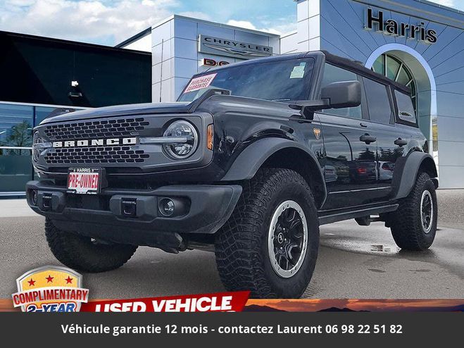 Ford Bronco badlands advanced 4p 4x4 tout compris ho Noir de 2022