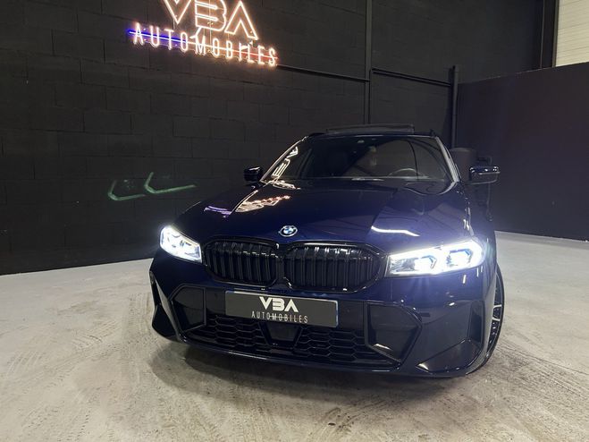 BMW Serie 3 Touring (7) 330e 292ch M Sport BVA8 Hybr Bleu de 2023