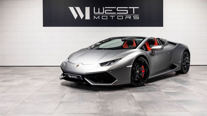 Lamborghini Huracan SPYDER LP-610 4 V10 610 1�MAIN FRAN�AISE Gris de 2016