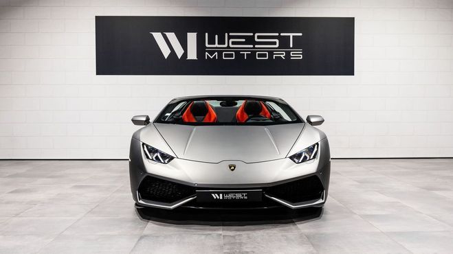 Lamborghini Huracan SPYDER LP-610 4 V10 610 1�MAIN FRAN�AISE Gris de 2016