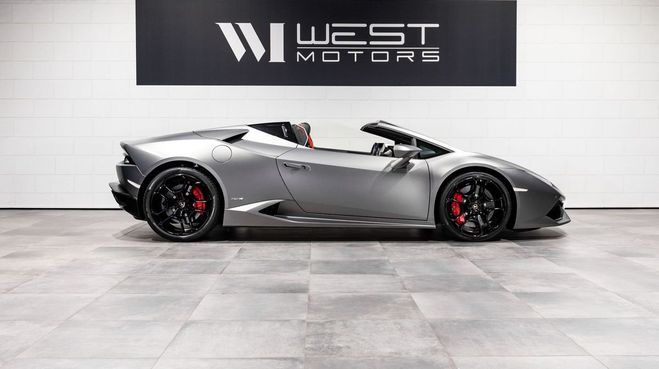 Lamborghini Huracan SPYDER LP-610 4 V10 610 1�MAIN FRAN�AISE Gris de 2016