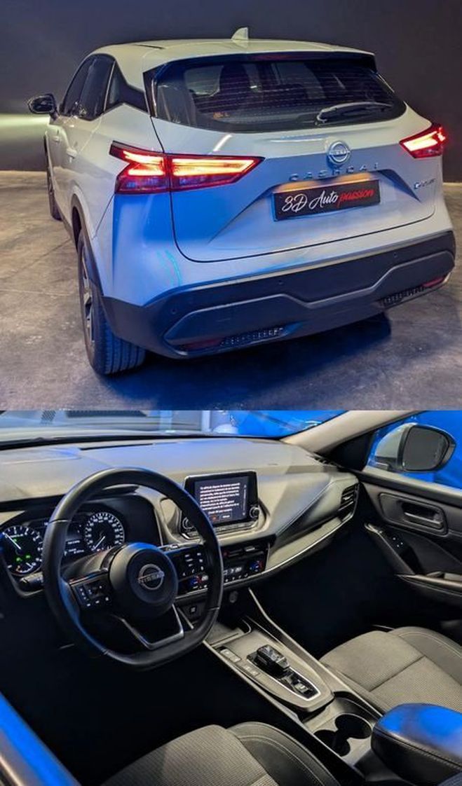 Nissan Qashqai hybride E-Power 1.5l 190ch Apple car pla Gris de 2023