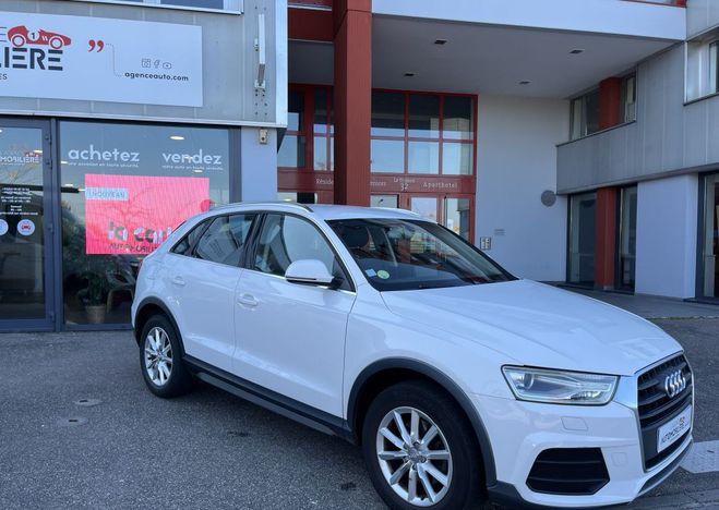 Audi Q3 2.0 TDI Phase 2 ultra 150 cv Ambiante Blanc de 2015