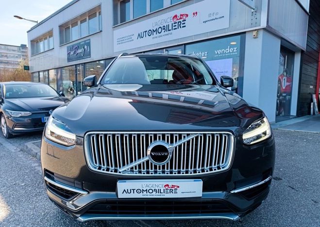 Volvo XC90 II T8 Twin Engine 390 cv Hybrid Geartron Gris de 2019