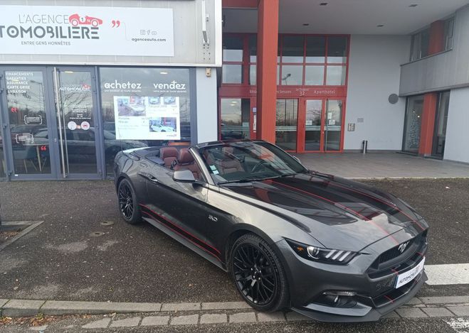 Ford Mustang Fastback VI CABRIOLET 5.0 V8 421 cv GT B Gris de 2016
