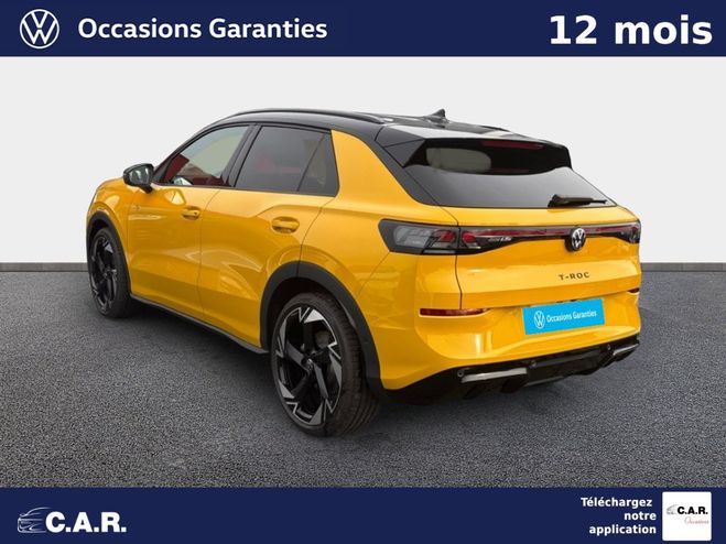 Volkswagen T Roc 1.5 eTSI EVO2 Hybrid 150 ch DSG7 R-Line JAUNE CANARY TOIT NOIR UNI de 
