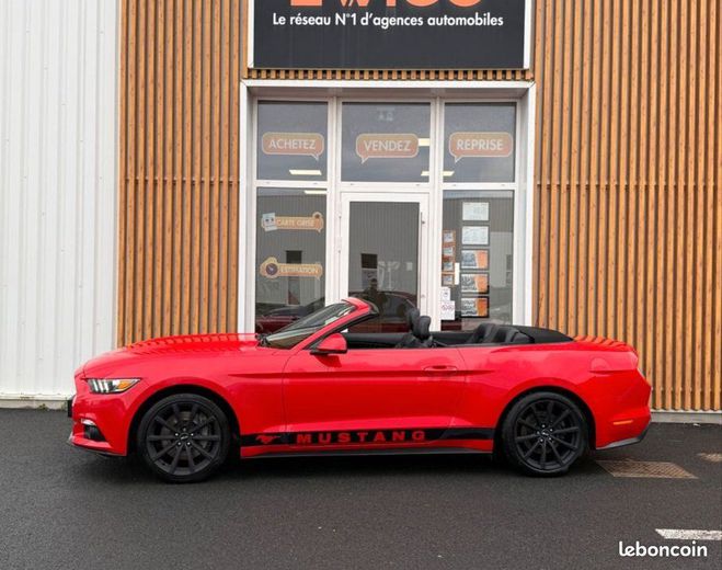 Ford Mustang cabriolet 2.3 ecoboost 317cv premium sie Rouge de 2015