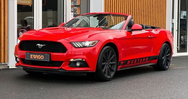 Ford Mustang cabriolet 2.3 ecoboost 317cv premium sie Rouge de 2015