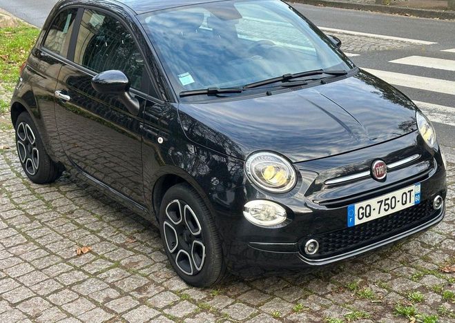 Fiat 500 1.0 HYBRID 70ch BSG S&S Cult GARANTIE CA Noir de 2022