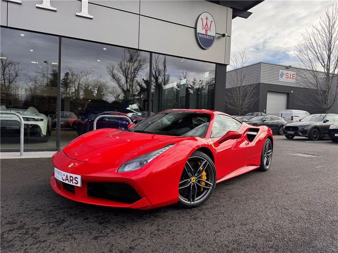 Ferrari 488 GTB coup� 4.0 V8 670CH Rouge, M�tallis�, ROUGE de 2017