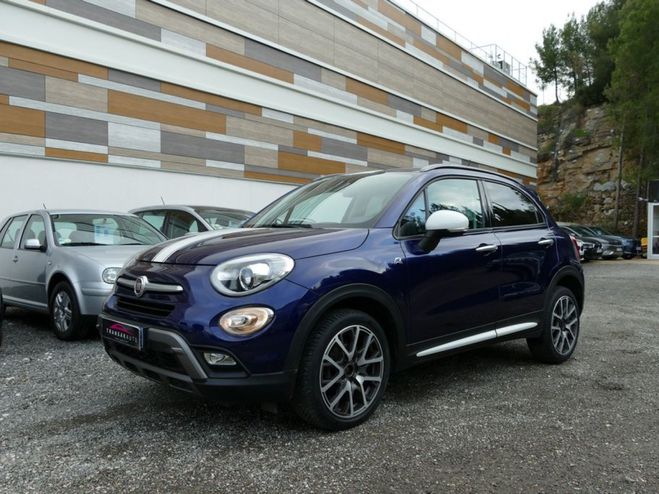 Fiat 500X 1.4 MultiAir 140 ch Lounge Bleu de 2015